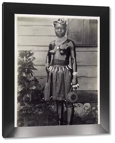 African woman in native dress