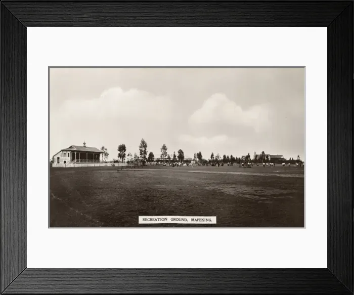 Framed Print : Recreation ground, Mafeking, South Africa Framed Print : Recreation ground, Mafeking, South Africa