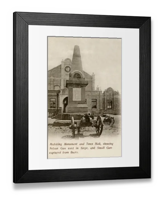 Framed Print : Siege obelisk, Mafeking, South Africa Framed Print : Siege obelisk, Mafeking, South Africa