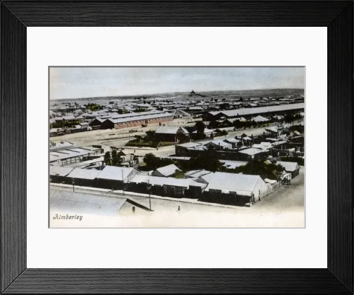 Framed Print : View of Kimberley, Northern Cape Province, South Africa Framed Print : View of Kimberley, Northern Cape Province, South Africa