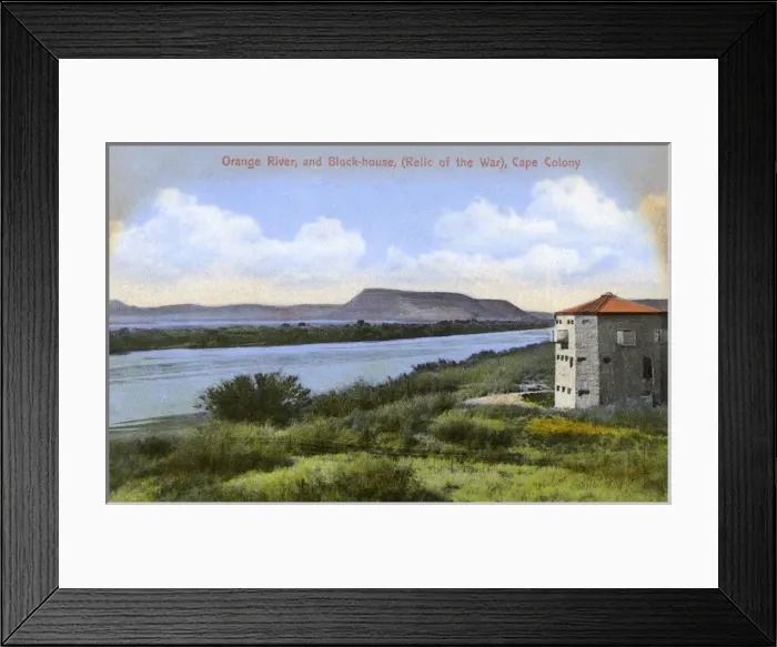 Framed Print : Orange River, Cape Colony, South Africa Framed Print : Orange River, Cape Colony, South Africa