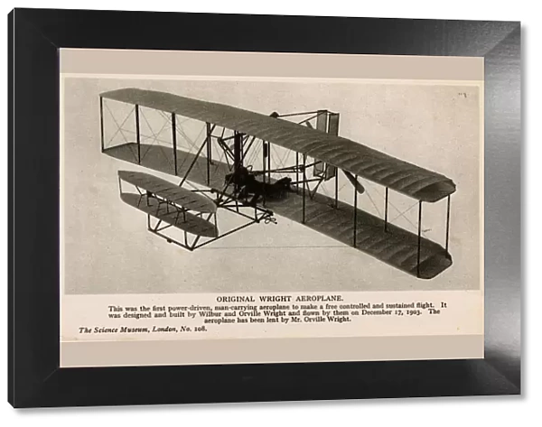 1903 Wright Flyer on display in the Science Museum, London