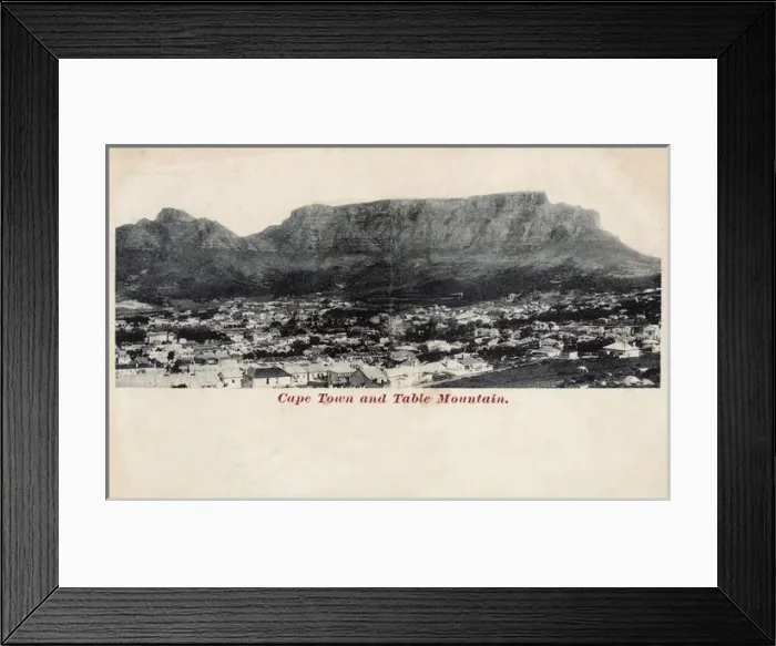Framed Print : Table Mountain and Cape Town, South Africa Framed Print : Table Mountain and Cape Town, South Africa