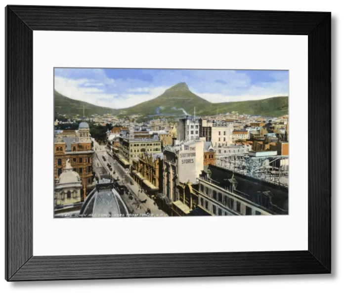 Framed Print : Cape Town and Lions Head, South Africa Framed Print : Cape Town and Lions Head, South Africa