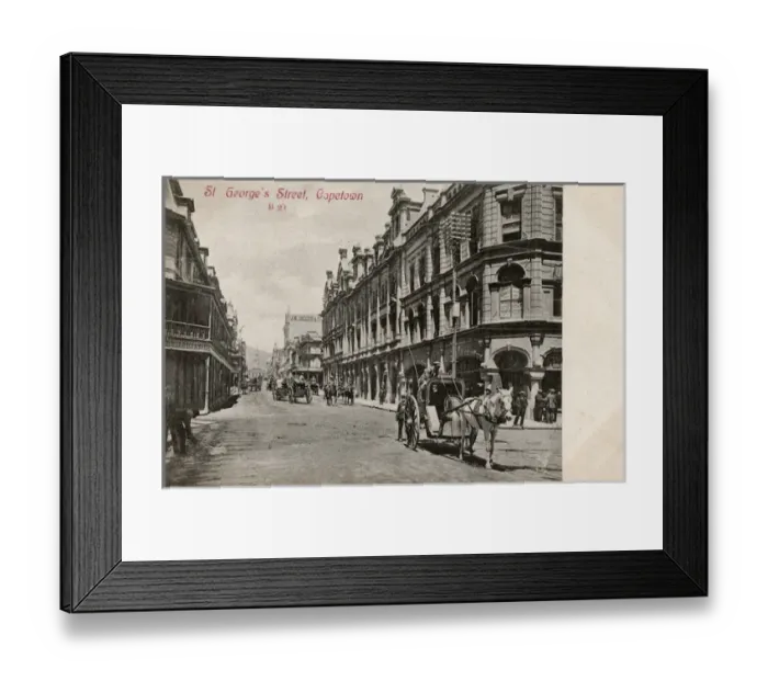 Framed Print : St Georges Street, Cape Town, South Africa Framed Print : St Georges Street, Cape Town, South Africa
