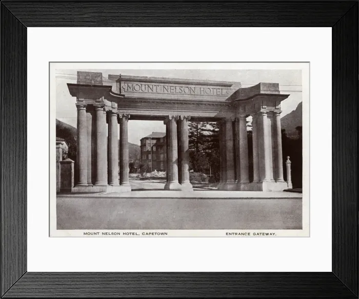 Framed Print : Mount Nelson Hotel, Cape Town, South Africa Framed Print : Mount Nelson Hotel, Cape Town, South Africa