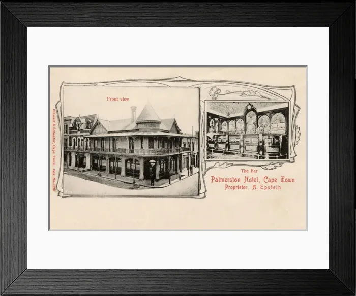 Framed Print : Palmerston Hotel, Cape Town, South Africa Framed Print : Palmerston Hotel, Cape Town, South Africa