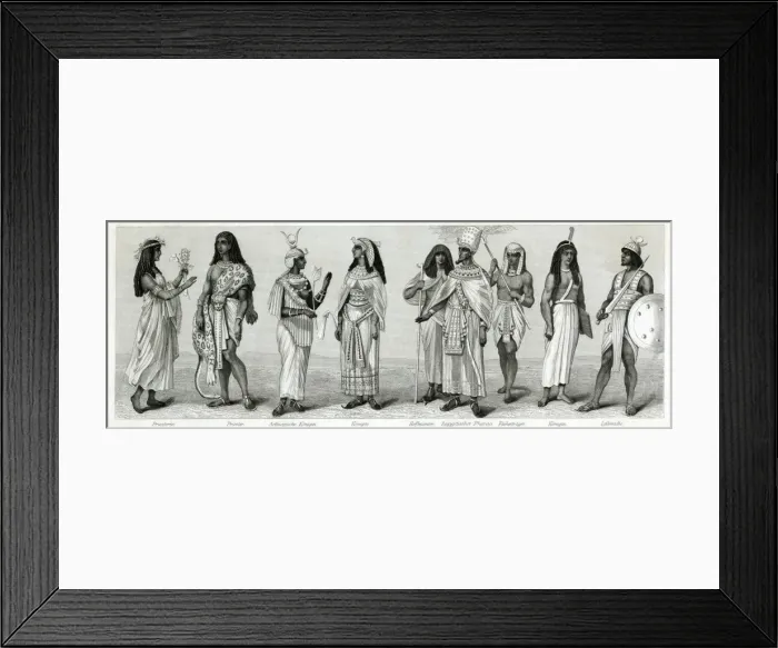 Framed Print : Ancient Egyptian costume Framed Print : Ancient Egyptian costume