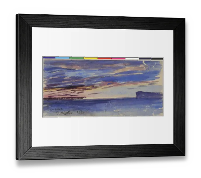 Framed Print : Sunset Study, Fair Head, Ballycastle Framed Print : Sunset Study, Fair Head, Ballycastle