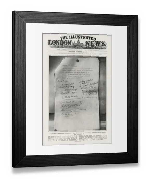 Framed Print : Front cover of The Illustrated London News Framed Print : Front cover of The Illustrated London News