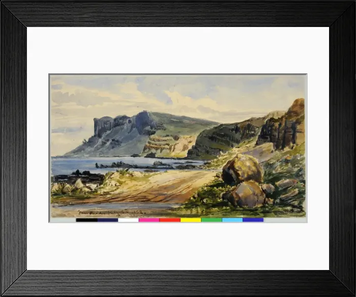 Framed Print : Fair Head (1852). Moore, James 1819 - 1883. Date: 1852 Framed Print : Fair Head (1852). Moore, James 1819 - 1883. Date: 1852
