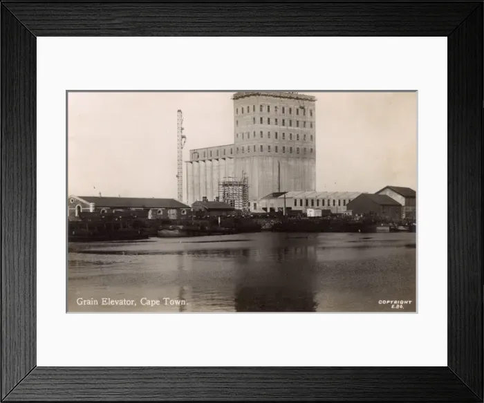 Framed Print : Grain elevator, Cape Town, South Africa Framed Print : Grain elevator, Cape Town, South Africa