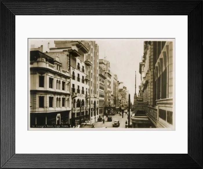 Framed Print : St Georges Street, Cape Town, South Africa Framed Print : St Georges Street, Cape Town, South Africa