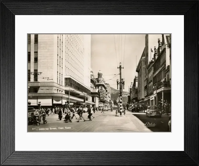 Framed Print : Adderley Street, Cape Town, South Africa Framed Print : Adderley Street, Cape Town, South Africa
