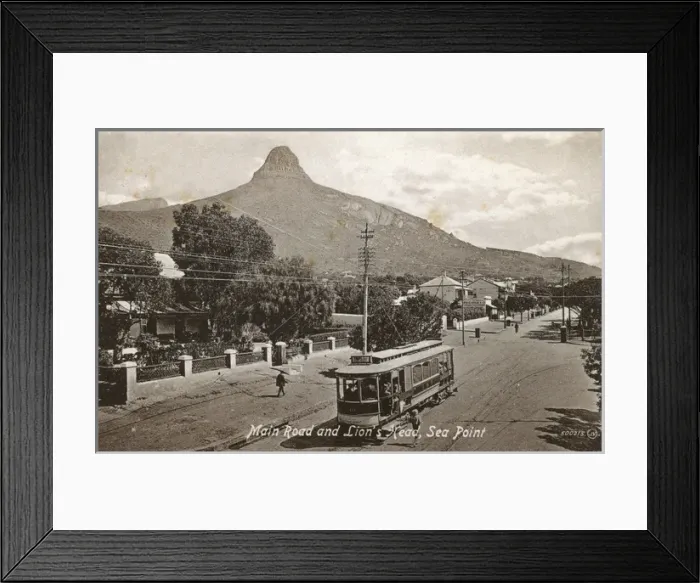 Framed Print : Main Road and Lions Head, Cape Town, South Africa Framed Print : Main Road and Lions Head, Cape Town, South Africa