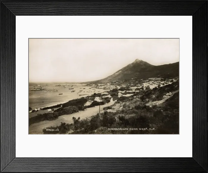 Framed Print : Simons Town, Cape Peninsula, South Africa Framed Print : Simons Town, Cape Peninsula, South Africa