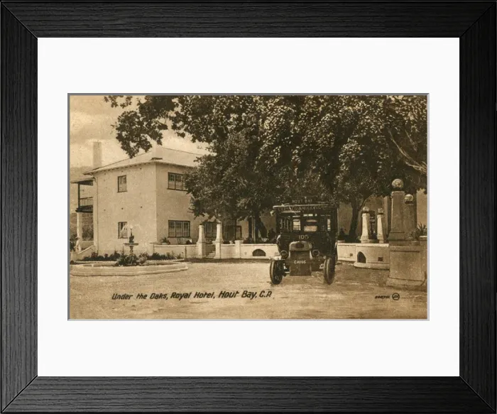 Framed Print : Royal Hotel, Hout Bay, Cape Peninsula, South Africa Framed Print : Royal Hotel, Hout Bay, Cape Peninsula, South Africa
