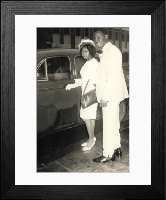 Framed Print : Esmel May Woma - Wedding Day - in Nottingham Framed Print : Esmel May Woma - Wedding Day - in Nottingham