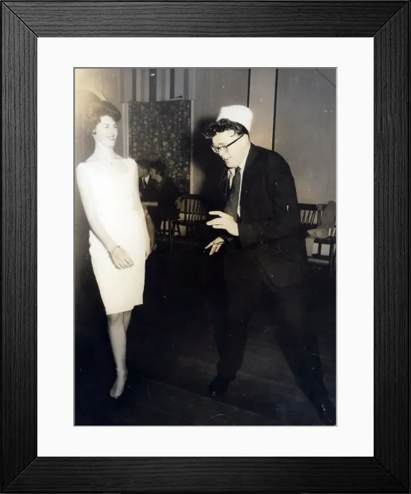 Framed Print : English couple on the dance floor in Nottingham Framed Print : English couple on the dance floor in Nottingham