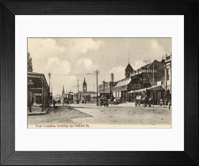 Framed Print : East London, Eastern Cape, Cape Colony, South Africa Framed Print : East London, Eastern Cape, Cape Colony, South Africa