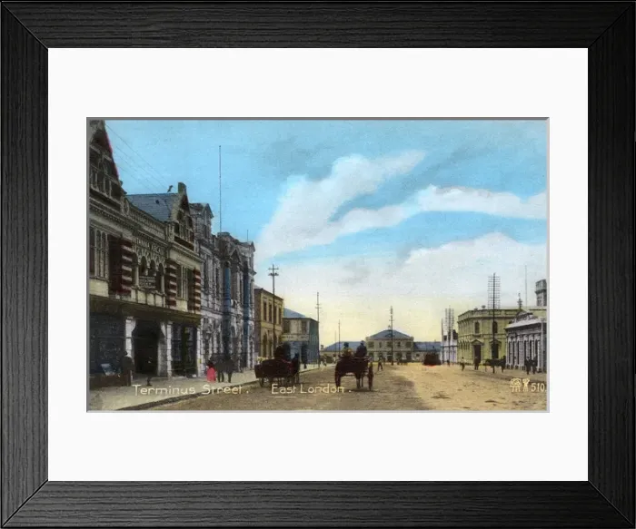 Framed Print : East London, Eastern Cape, Cape Colony, South Africa Framed Print : East London, Eastern Cape, Cape Colony, South Africa