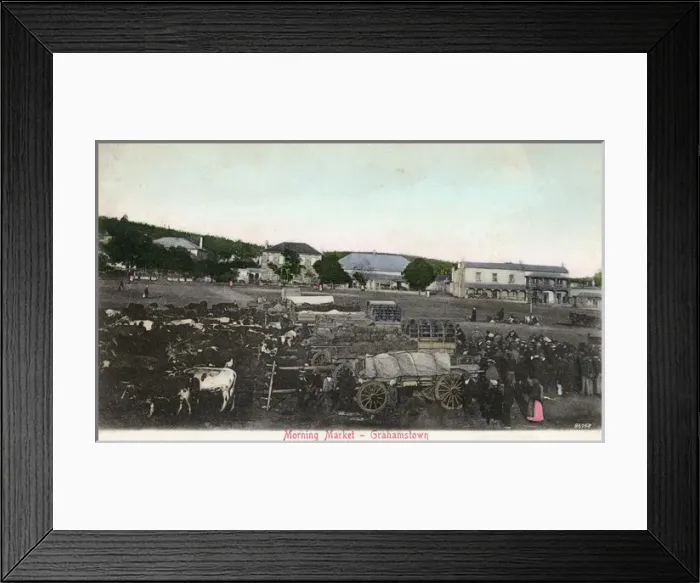 Framed Print : Grahamstown, Eastern Cape, Cape Colony, South Africa Framed Print : Grahamstown, Eastern Cape, Cape Colony, South Africa