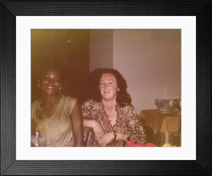 Framed Print : British Caribbean women in Oman Framed Print : British Caribbean women in Oman
