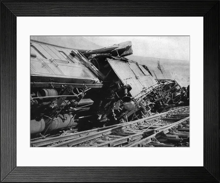 Framed Print : Wreckage of the Flying Scotsman Framed Print : Wreckage of the Flying Scotsman