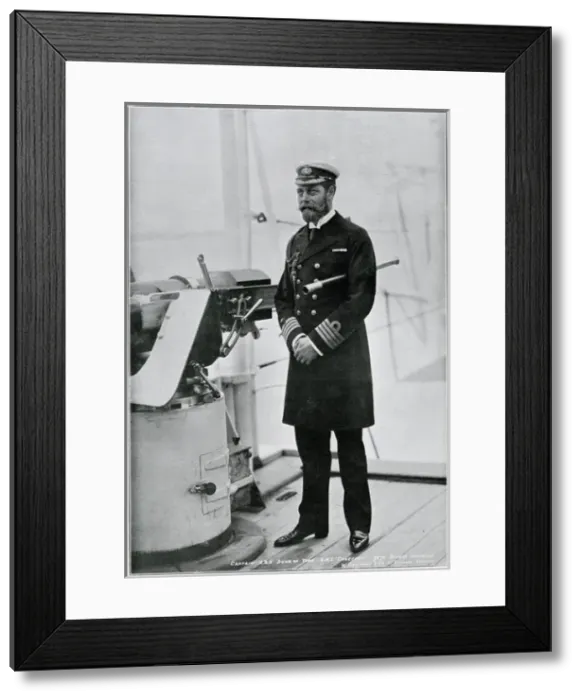 Framed Print : Duke of York on HMS Crescent 1898 Framed Print : Duke of York on HMS Crescent 1898