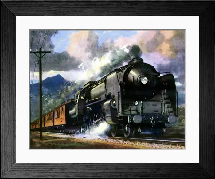Framed Print : The Oslo-Bergen Express Framed Print : The Oslo-Bergen Express