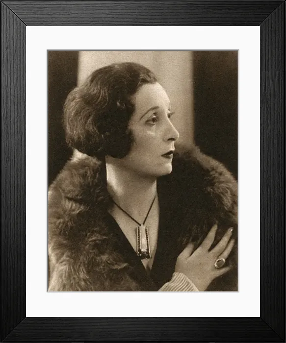 Framed Print : Lady Lavery by Madame Yevonde Framed Print : Lady Lavery by Madame Yevonde