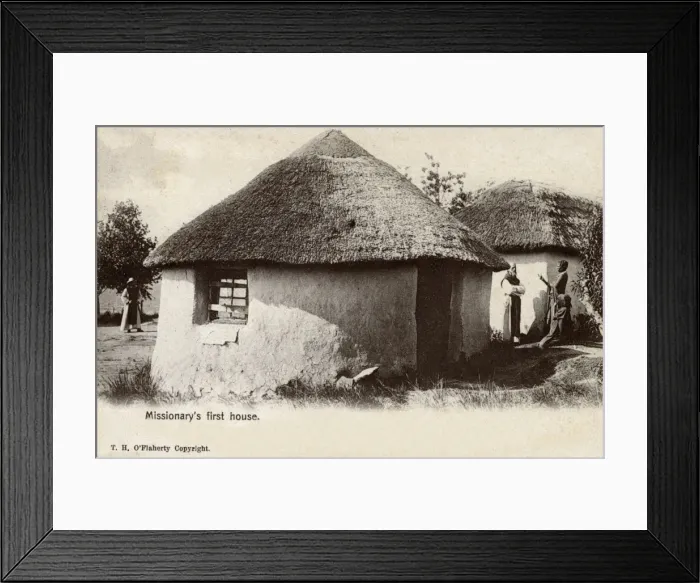 Framed Print : Missionarys first house, Natal Province, South Africa Framed Print : Missionarys first house, Natal Province, South Africa