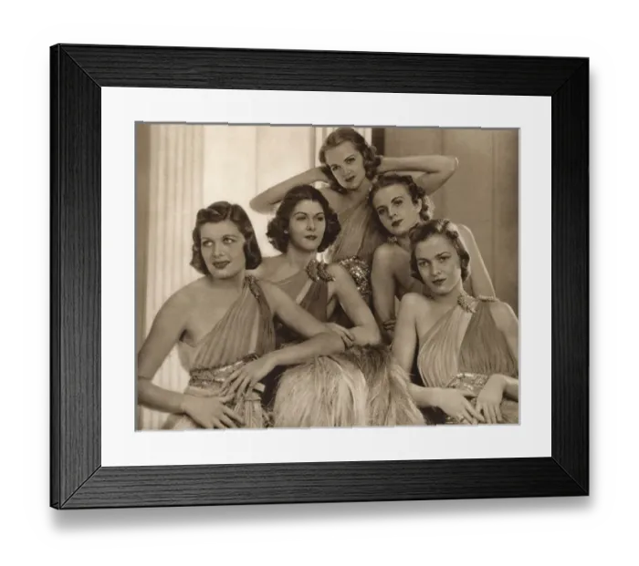 Framed Print : The Adorables, Grosvenor House Hotel cabaret act Framed Print : The Adorables, Grosvenor House Hotel cabaret act