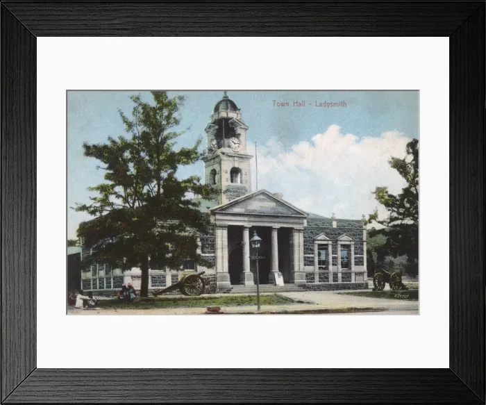 Framed Print : Town Hall, Ladysmith, Natal Province, South Africa Framed Print : Town Hall, Ladysmith, Natal Province, South Africa