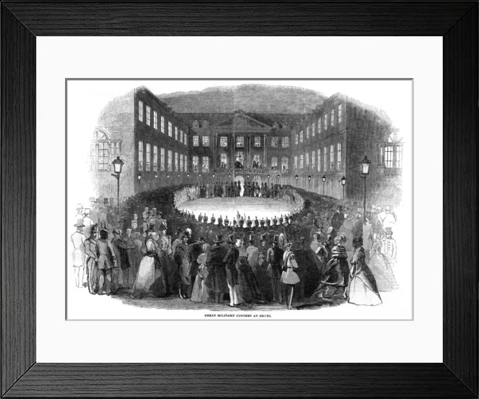 Framed Print : Great military concert at Bruhl, Germany Framed Print : Great military concert at Bruhl, Germany