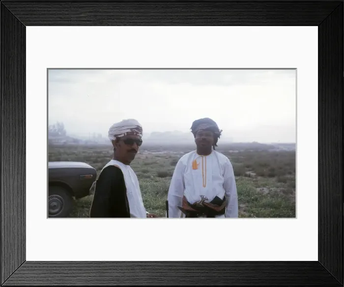 Framed Print : Omani elders in traditional dress Framed Print : Omani elders in traditional dress