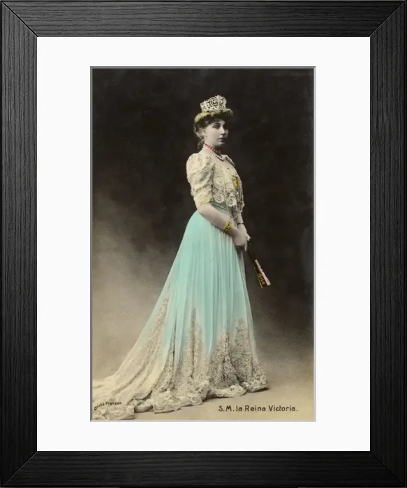 Framed Print : Victoria Eugenie of Battenberg, Queen Consort of Spain Framed Print : Victoria Eugenie of Battenberg, Queen Consort of Spain