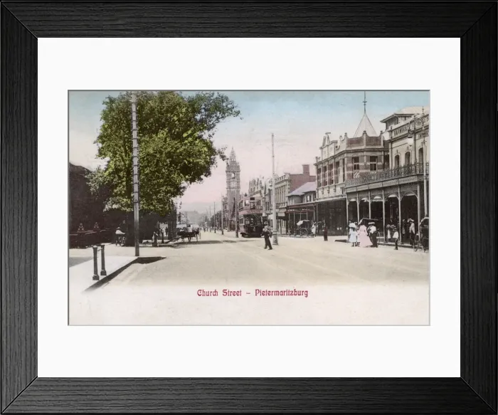 Framed Print : Church Street, Pietermaritzburg, Natal, South Africa Framed Print : Church Street, Pietermaritzburg, Natal, South Africa