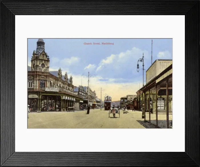 Framed Print : Church Street, Pietermaritzburg, Natal, South Africa Framed Print : Church Street, Pietermaritzburg, Natal, South Africa