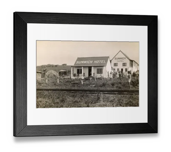 Framed Print : Sunwich Hotel, Sunwich Port, Natal Province, South Africa Framed Print : Sunwich Hotel, Sunwich Port, Natal Province, South Africa