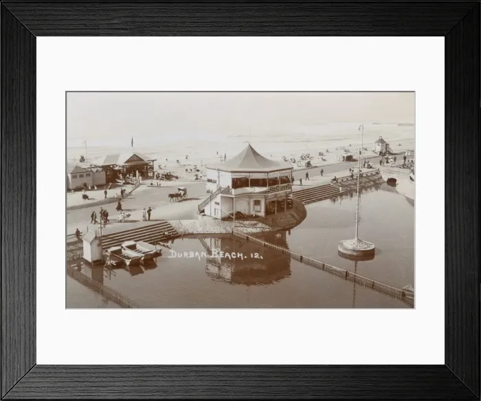 Framed Print : Sea front at Durban, Natal Province, South Africa Framed Print : Sea front at Durban, Natal Province, South Africa