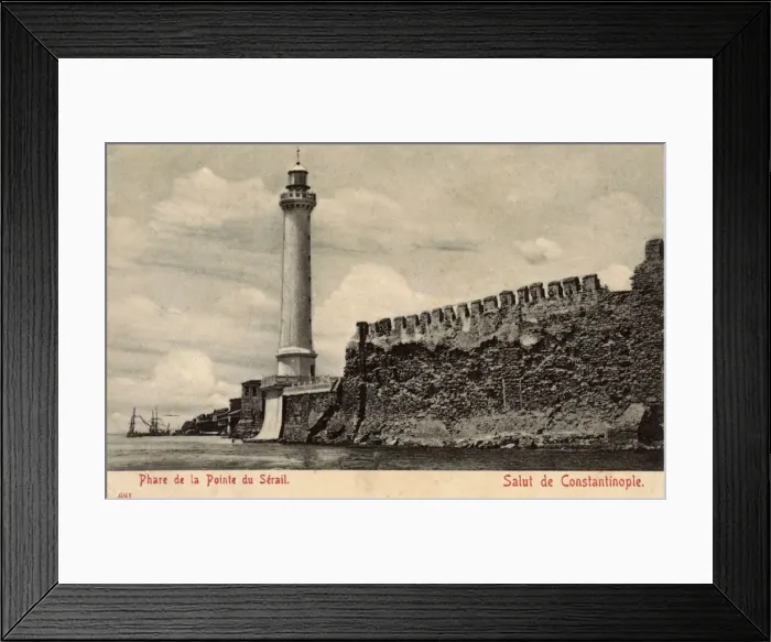 Framed Print : Istanbul, Turkey, Ahirkapi Balikcisi (Ahir Kapou) lighthouse Framed Print : Istanbul, Turkey, Ahirkapi Balikcisi (Ahir Kapou) lighthouse