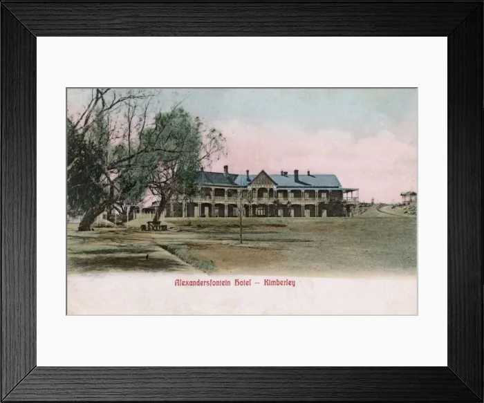 Framed Print : Alexandersfontein Hotel, near Kimberley, South Africa Framed Print : Alexandersfontein Hotel, near Kimberley, South Africa
