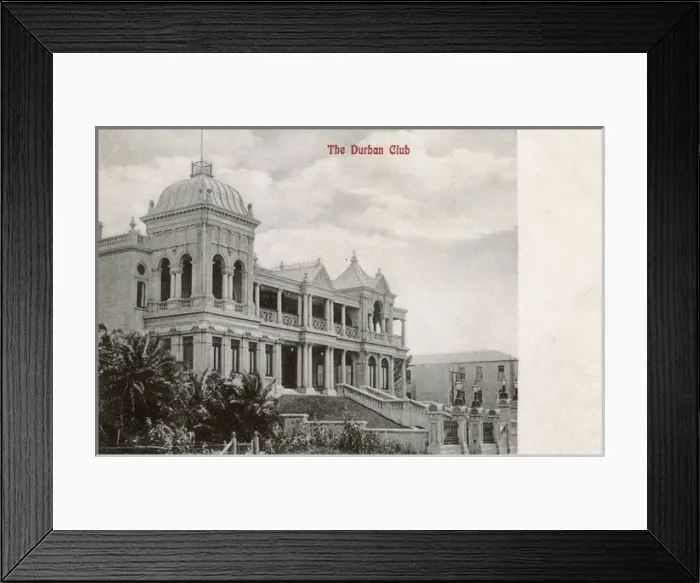 Framed Print : Durban Club, Durban, Natal Province, South Africa Framed Print : Durban Club, Durban, Natal Province, South Africa