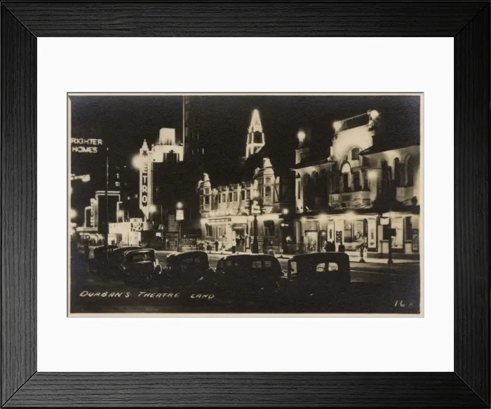 Framed Print : Theatreland, Durban, Natal Province, South Africa Framed Print : Theatreland, Durban, Natal Province, South Africa