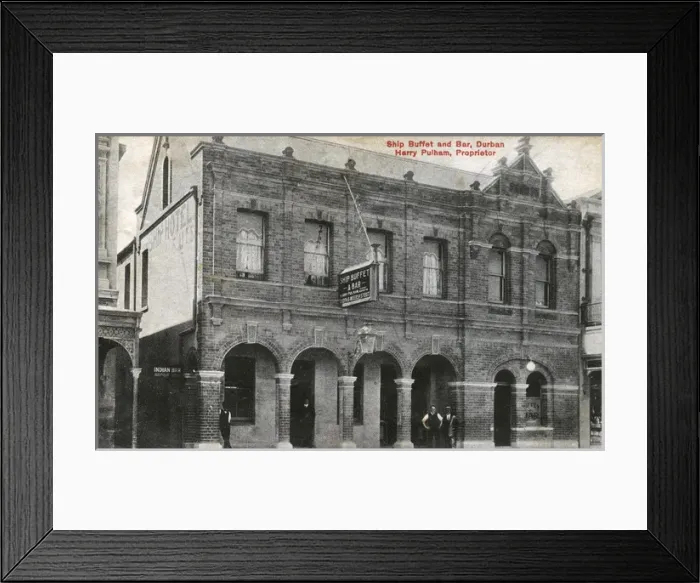 Framed Print : Ship Buffet & Bar, Durban, Natal Province, South Africa Framed Print : Ship Buffet & Bar, Durban, Natal Province, South Africa