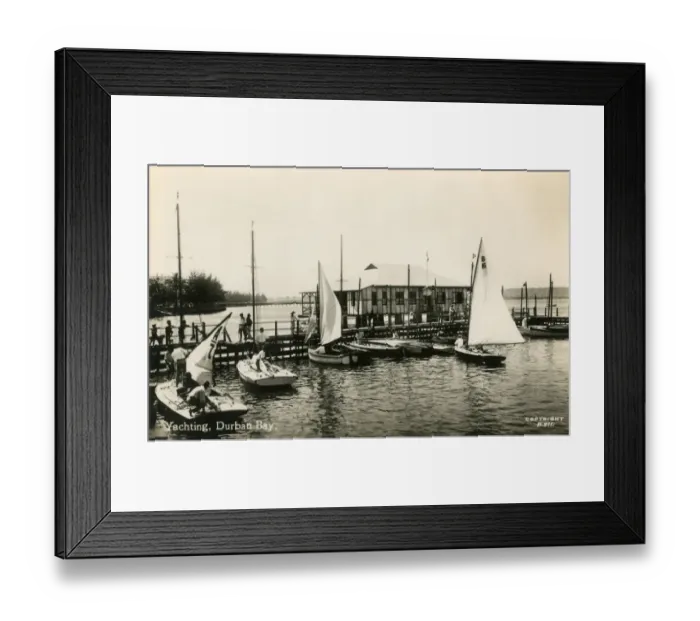 Framed Print : Yachting, Durban, Natal Province, South Africa Framed Print : Yachting, Durban, Natal Province, South Africa