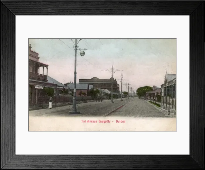 Framed Print : Greyville, Durban, Natal Province, South Africa Framed Print : Greyville, Durban, Natal Province, South Africa