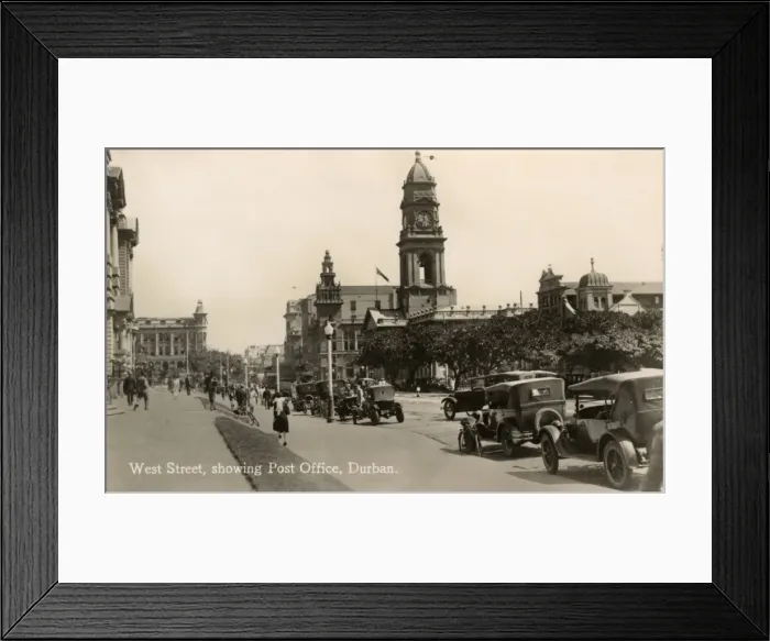 Framed Print : West Street, Durban, Natal Province, South Africa Framed Print : West Street, Durban, Natal Province, South Africa