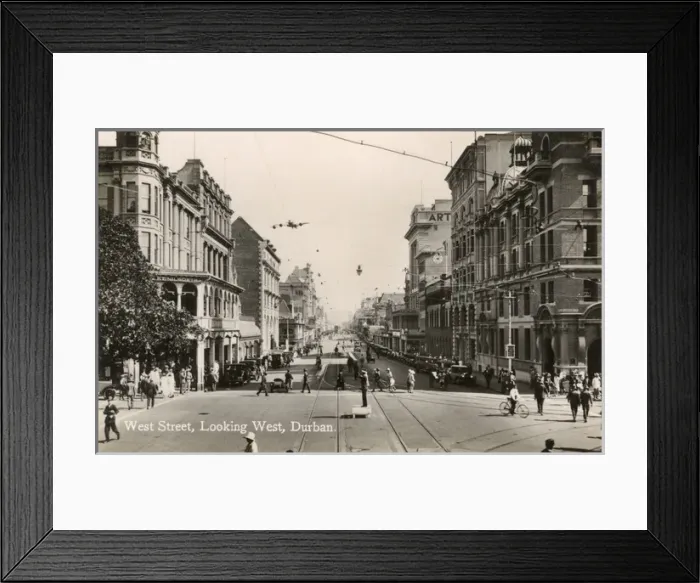 Framed Print : West Street, Durban, Natal Province, South Africa Framed Print : West Street, Durban, Natal Province, South Africa